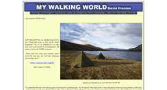 Desktop Screenshot of mywalkingworld.com